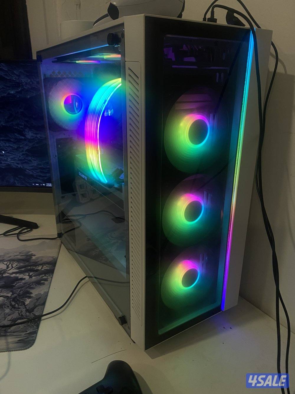 بي سي 3080ti وشاشه وماوس وكيبورد3