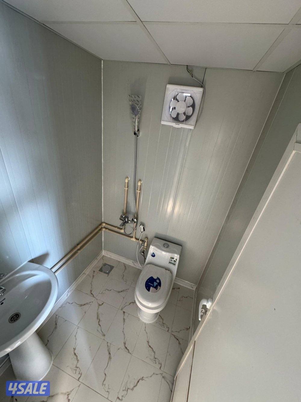 شاليه ساندويش بانيل تصنيع جديد غرفه + حمام + مطبخ تحضيري5