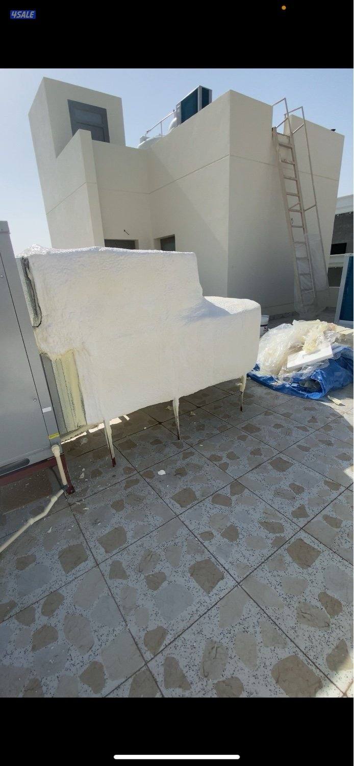 عازل امريكي ( رش فوووم ) عازل اسطح دكتات كيربي3