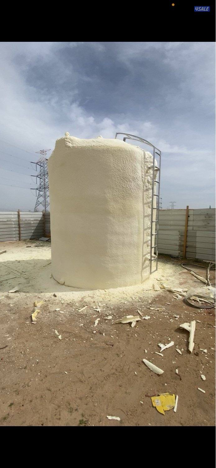 عازل امريكي ( رش فوووم ) عازل اسطح دكتات كيربي4