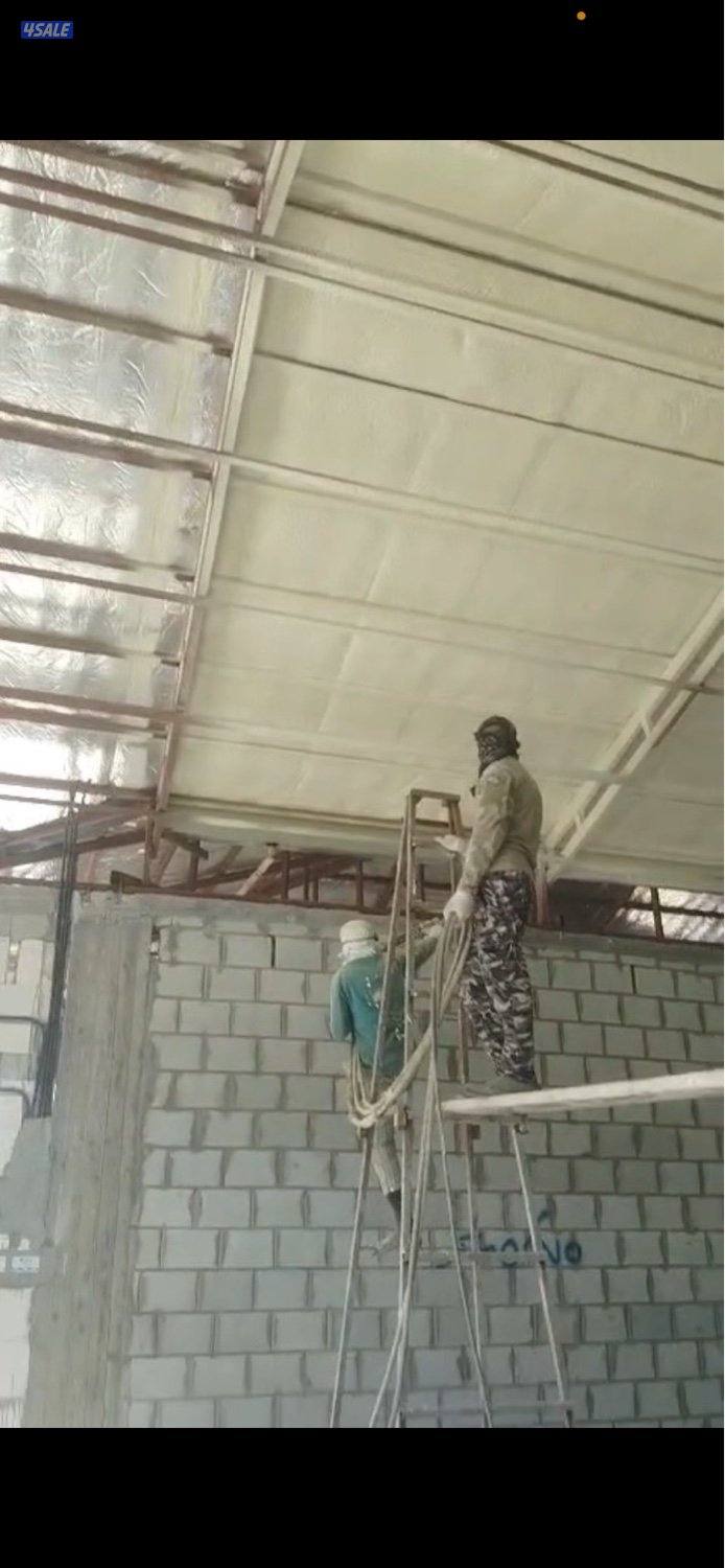 عازل امريكي ( رش فوووم ) عازل اسطح دكتات كيربي6