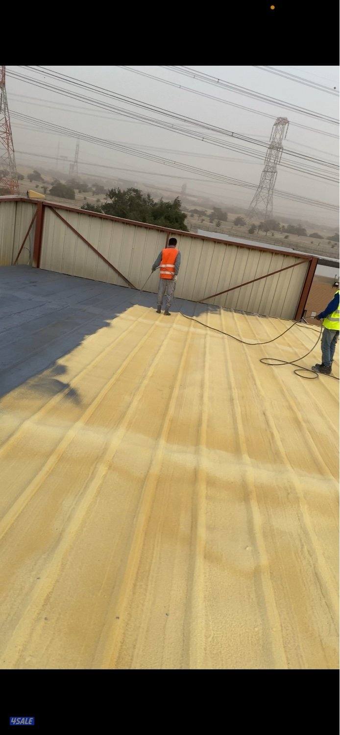 عازل امريكي ( رش فوووم ) عازل اسطح دكتات كيربي7