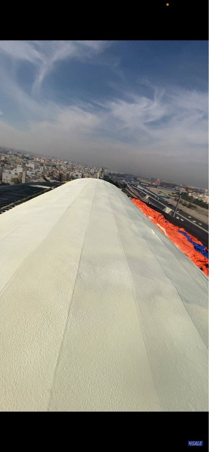 عازل امريكي ( رش فوووم ) عازل اسطح دكتات كيربي8