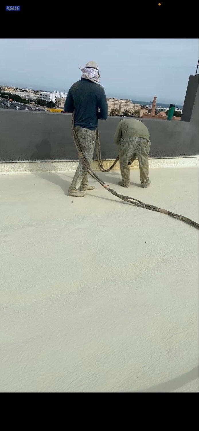 عازل امريكي ( رش فوووم ) عازل اسطح دكتات كيربي14