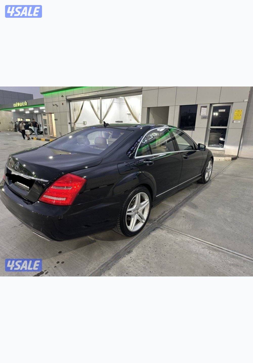 للبيع مرسيدس S 500 لارج كت AMG أسود ملكي وارد الخليج4