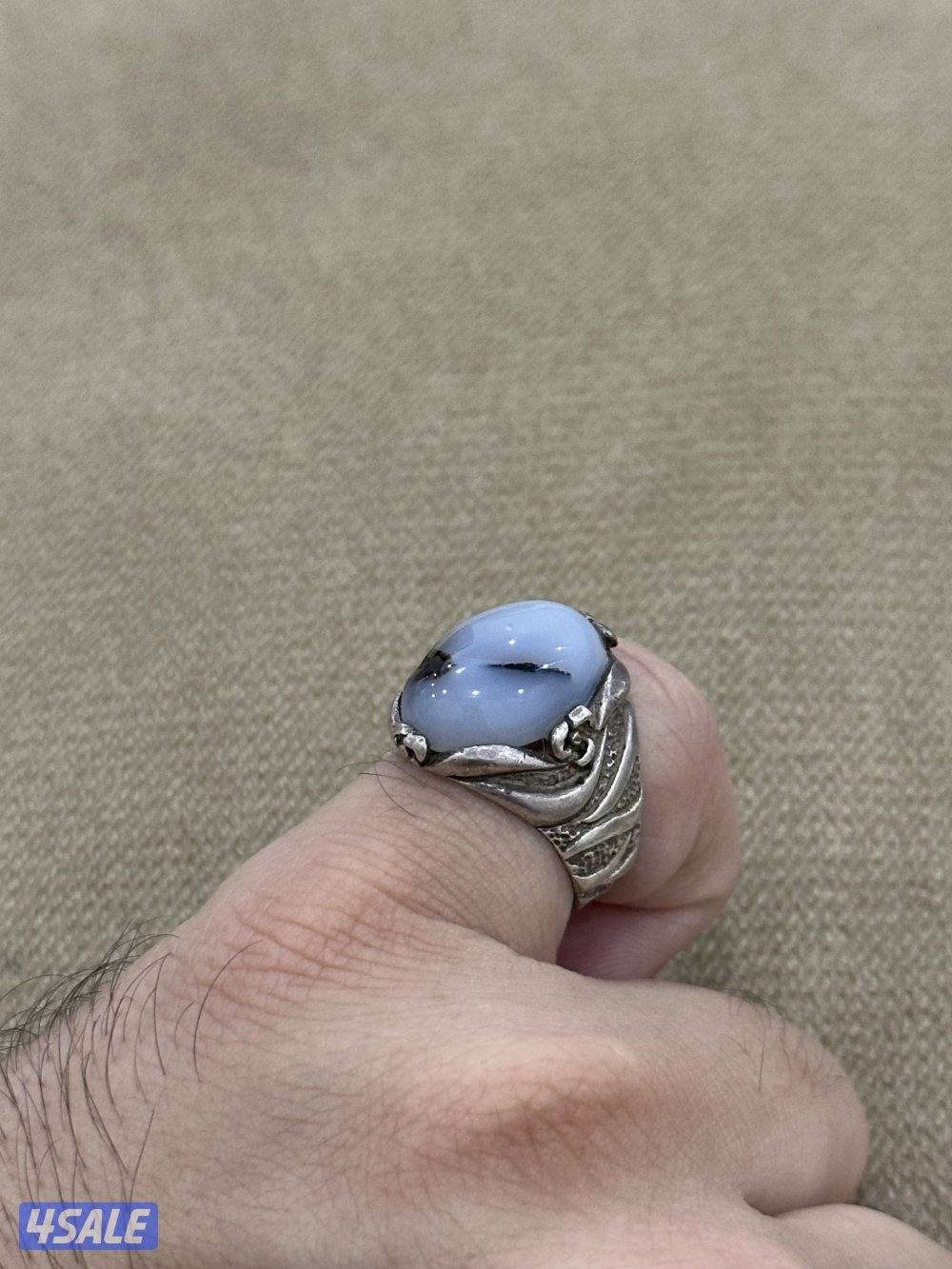 للبيع مجموعة خواتم وسوار فضه1