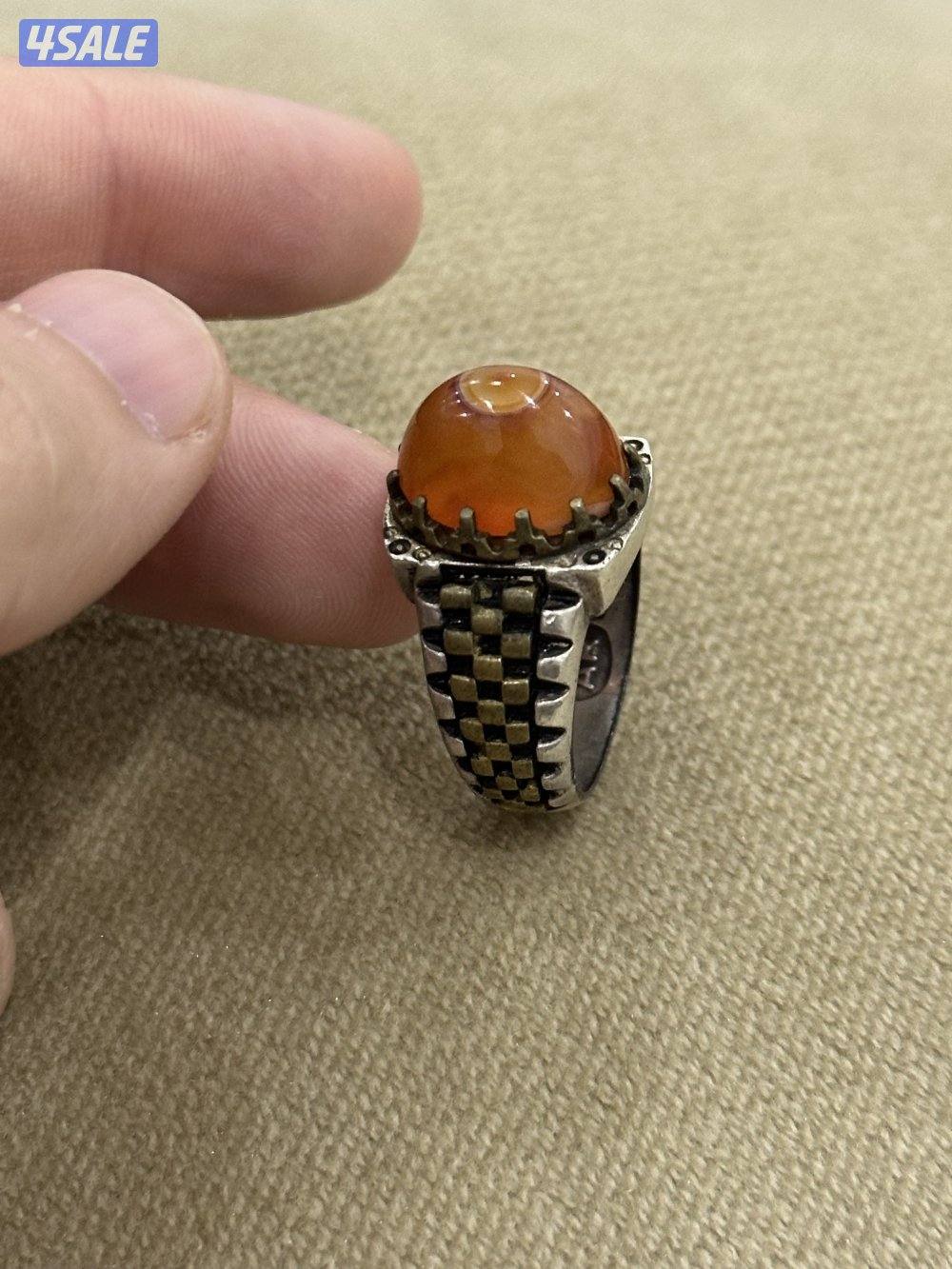 للبيع مجموعة خواتم وسوار فضه2