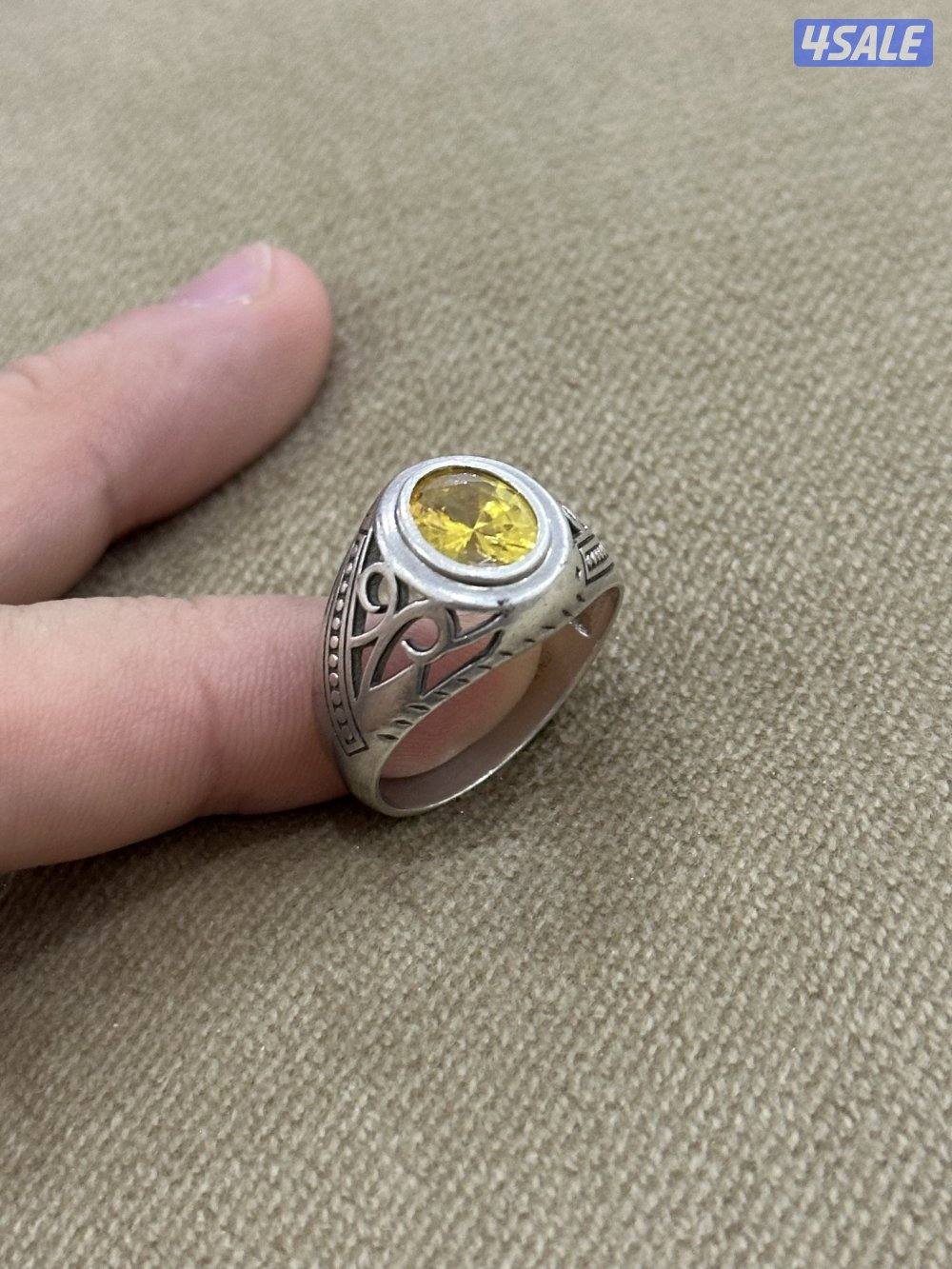 للبيع مجموعة خواتم وسوار فضه6