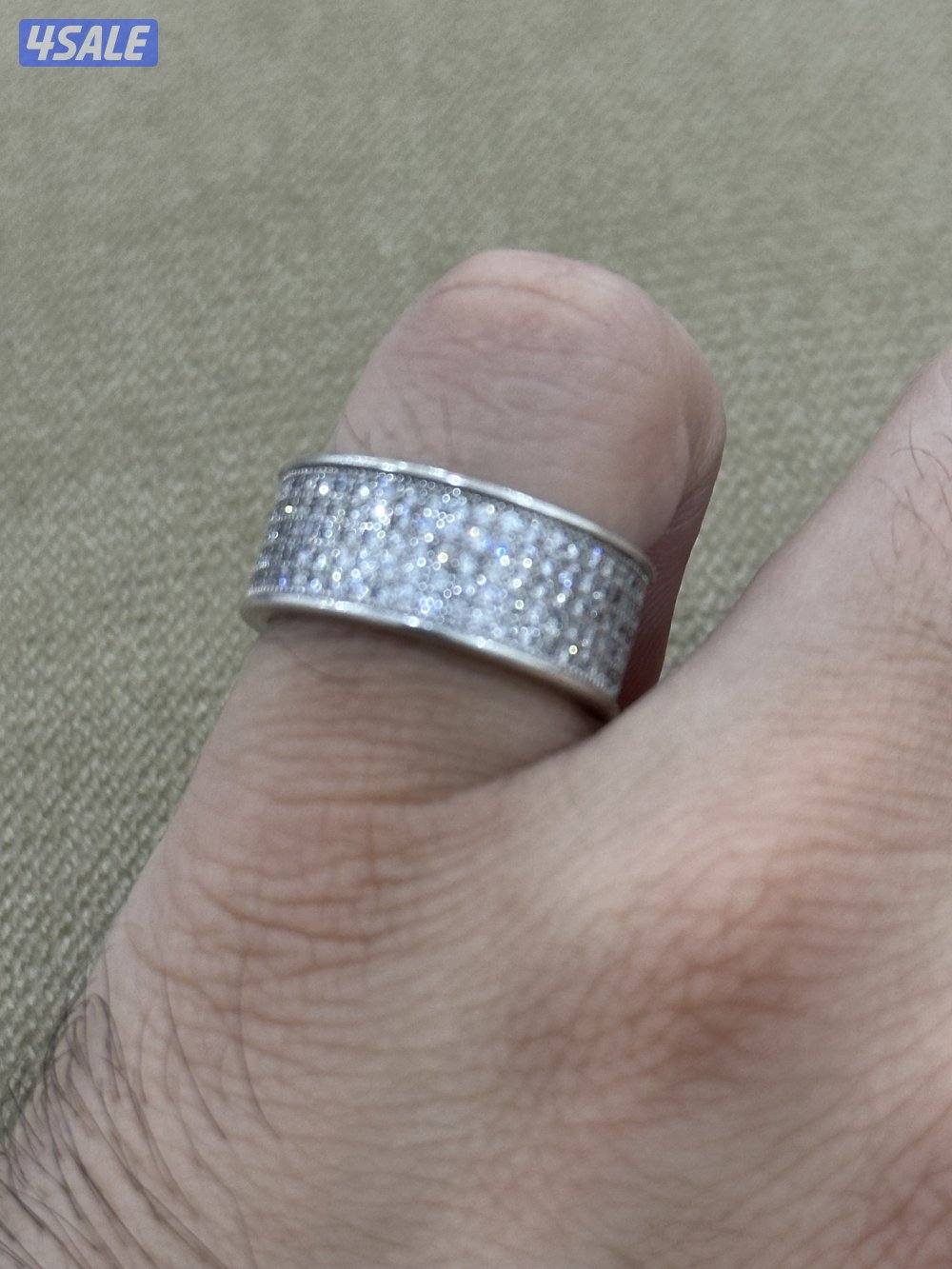 للبيع مجموعة خواتم وسوار فضه9