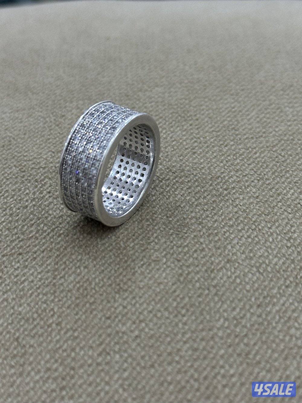 للبيع مجموعة خواتم وسوار فضه10