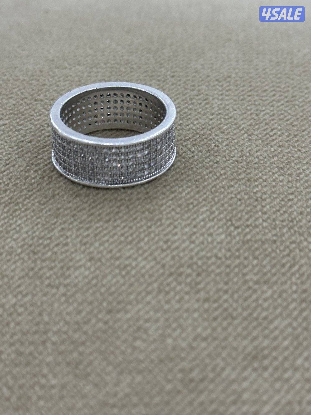 للبيع مجموعة خواتم وسوار فضه11