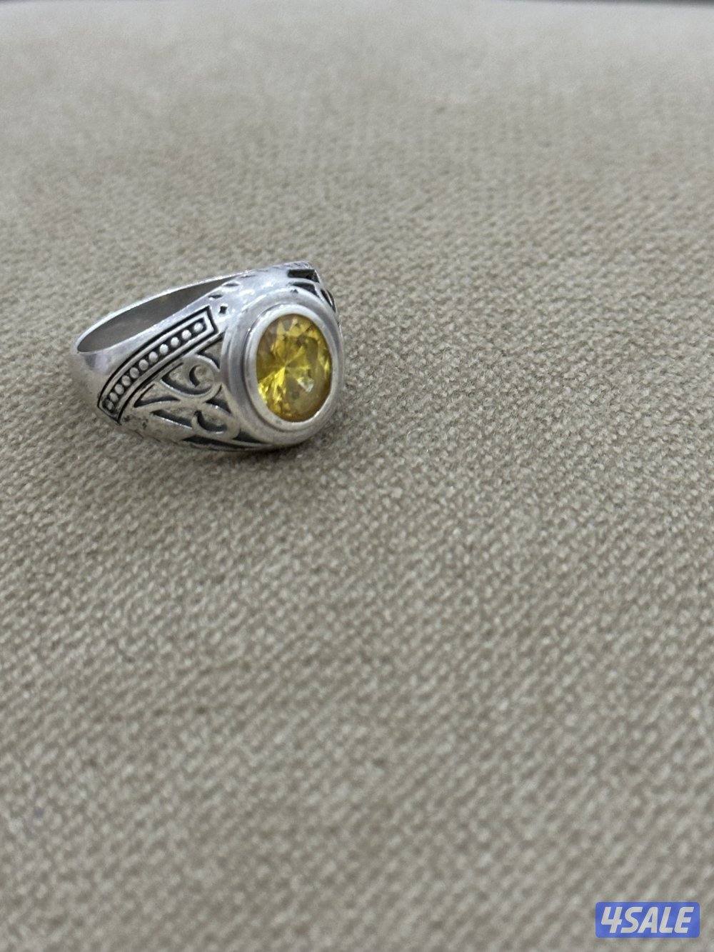 للبيع مجموعة خواتم وسوار فضه15