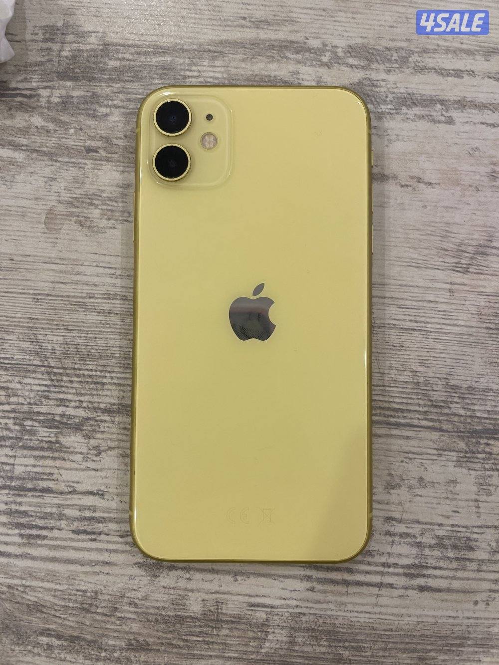 ايفون 11 لون اصفر 64GB بطارية 79% قابل للتفاوض بسعر معقول0