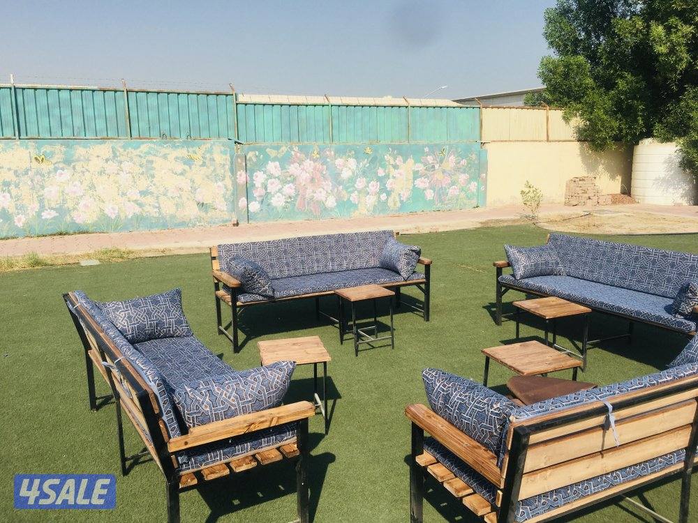 كراسي خشب كراسي حديد1