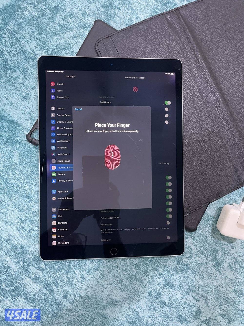 ايباد ابل برو 12.9 انش 512 قيقا  نظيف وشغال تمام مو مفتوح ولا شي فيه6