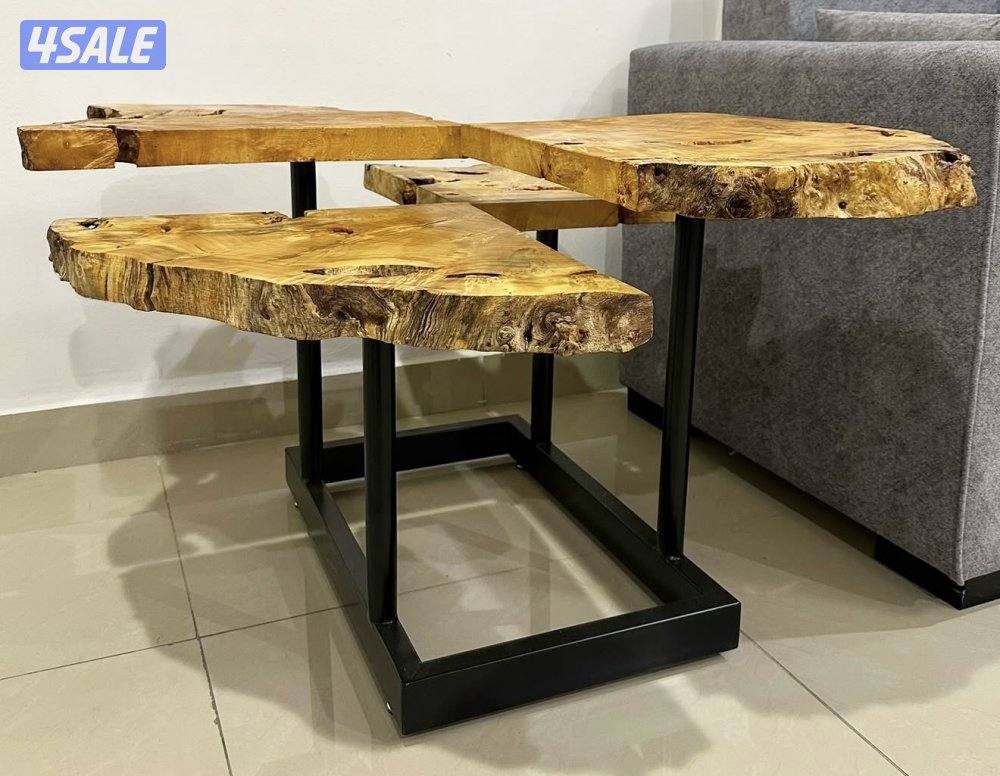 طاولات خشب طبيعي نادر2