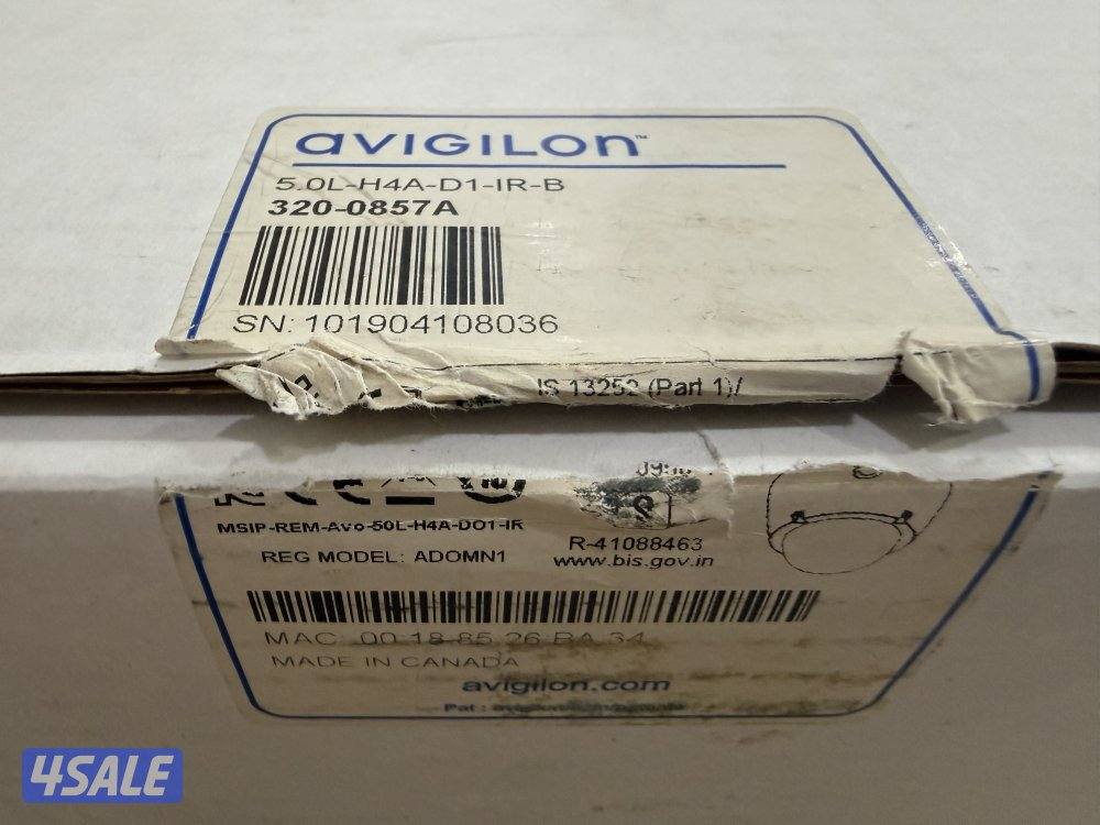 للبيع حبتين كاميرا Avigilon 5MP Dome احترافية - كرتون مفتوح (جديدة)1