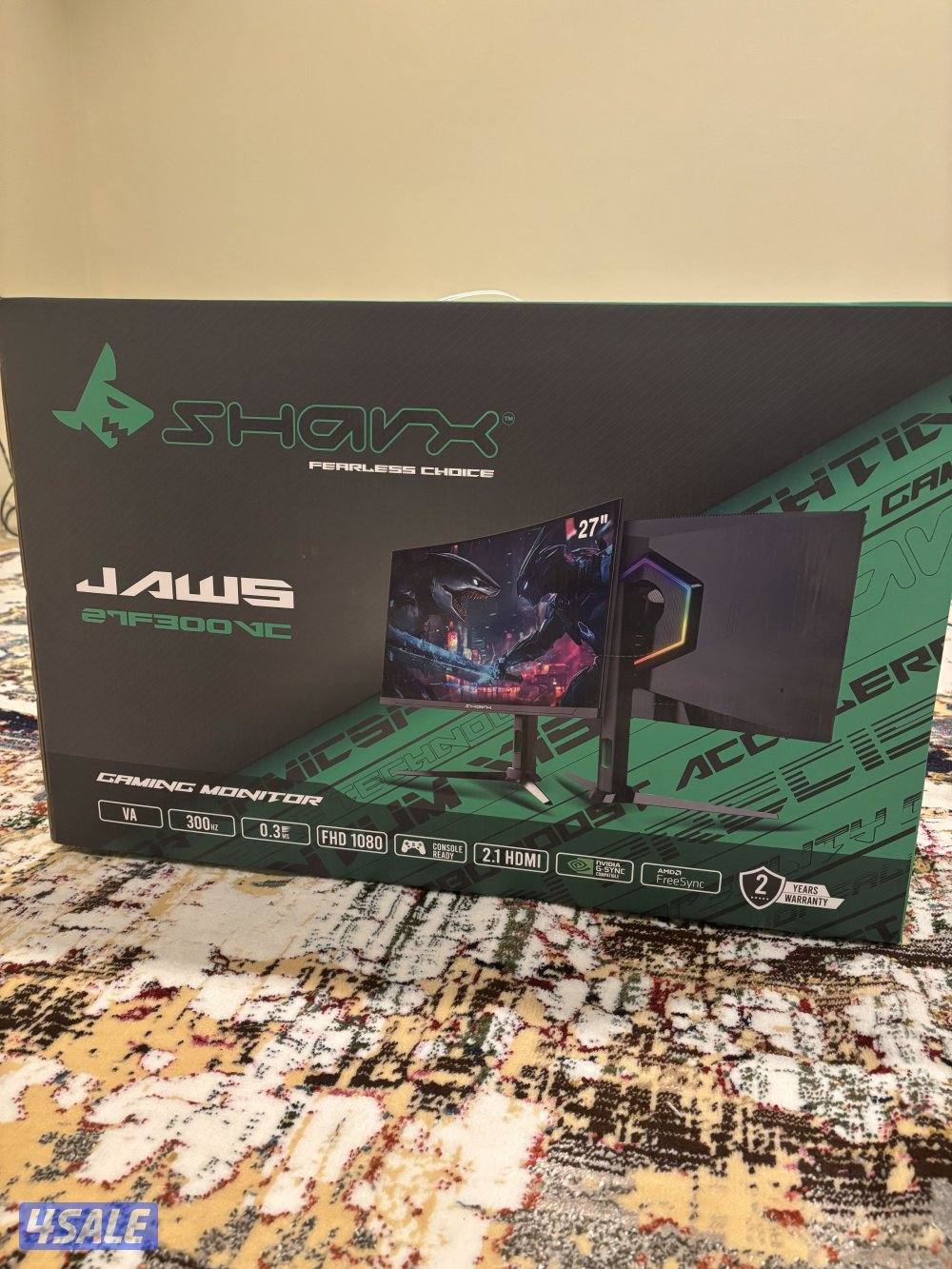 شاشه gaming وكاله مو مبطله شريتها و خليته مواصفات عاليه0