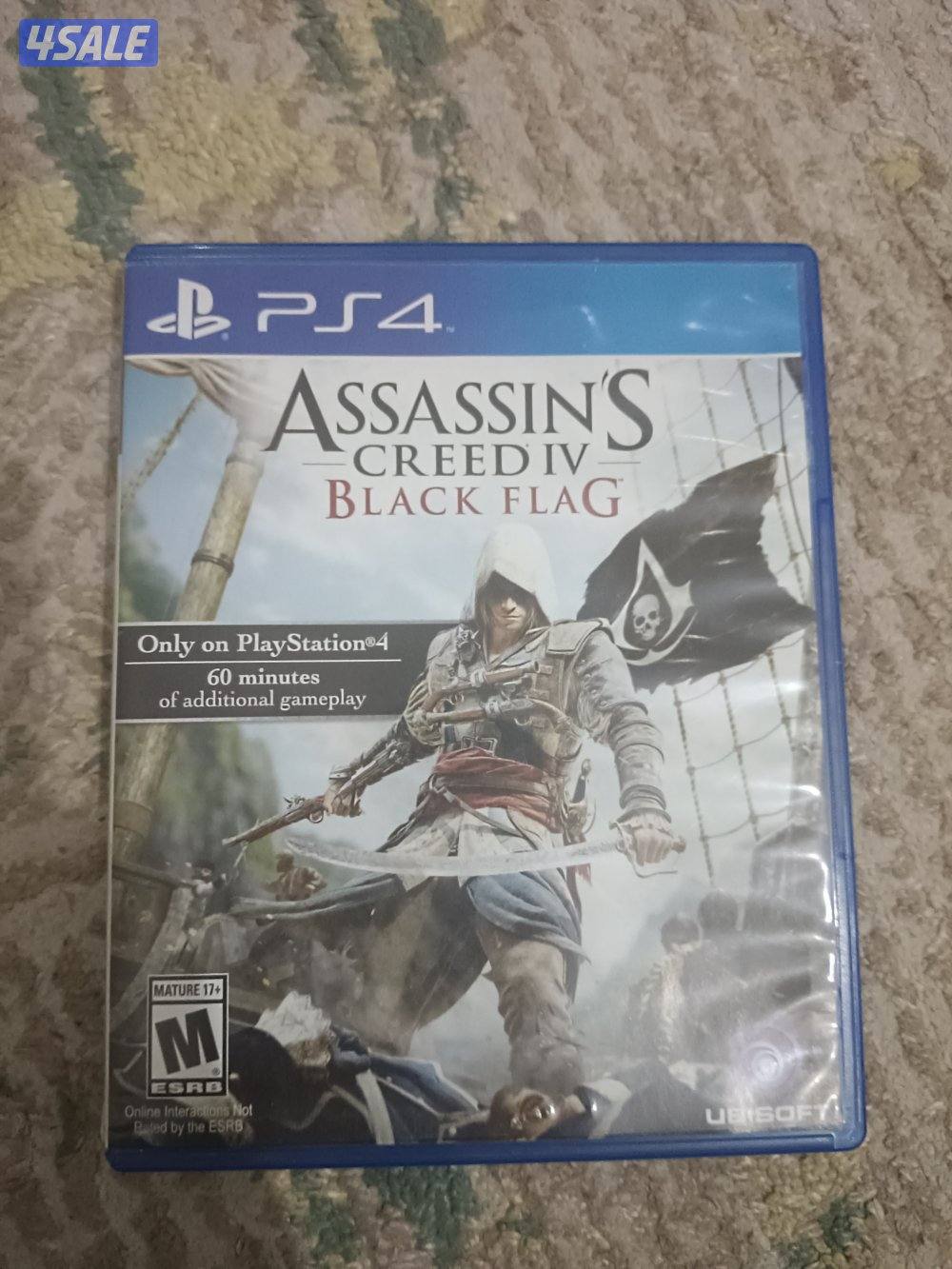 4 العابfar cry 4/uncharted 4/assassin's Creed black flag/playstation 44