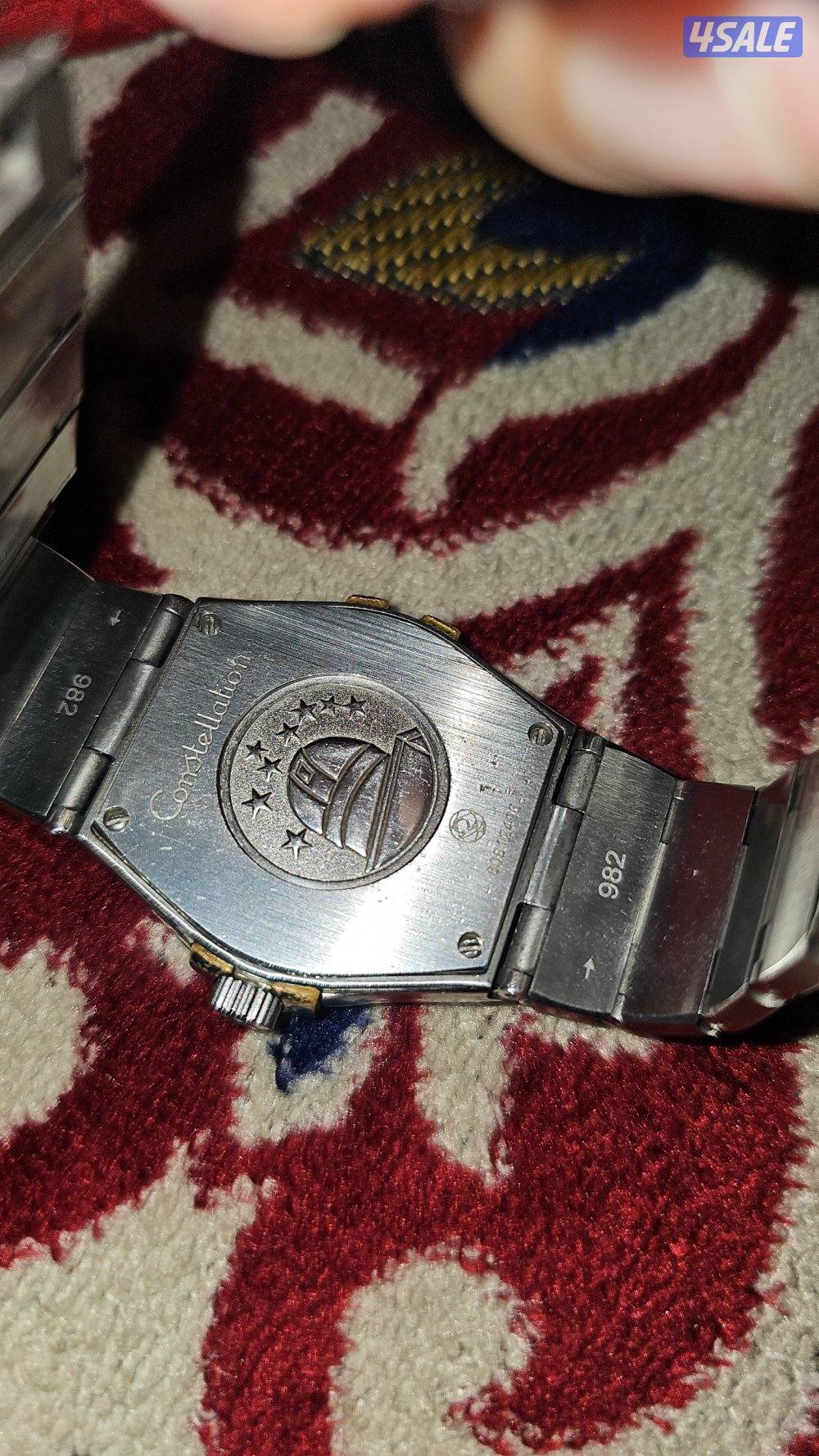 omega constellation watch for sale old it has scratches too orignal.5