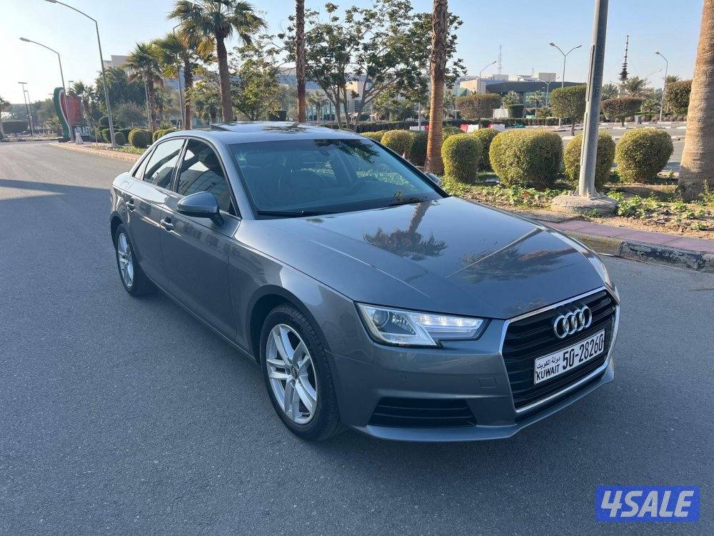 للبيع اودي A4 موديل 2018 ( شـرط الـفـحـص ) عداد137 فـقـط بحاله الوكاله2