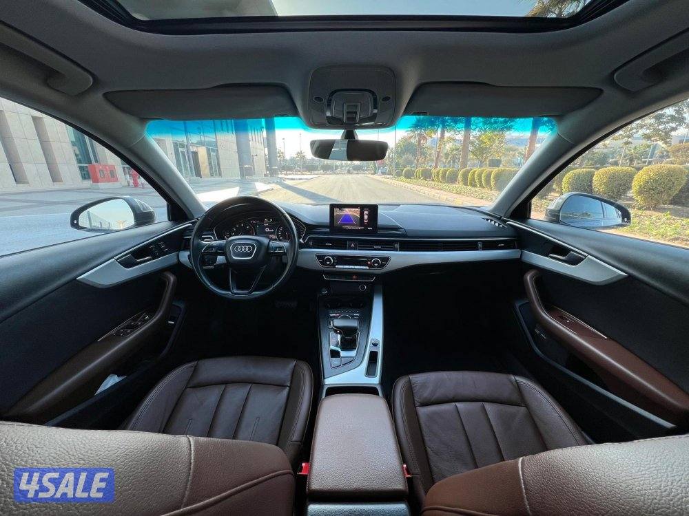 للبيع اودي A4 موديل 2018 ( شـرط الـفـحـص ) عداد137 فـقـط بحاله الوكاله11