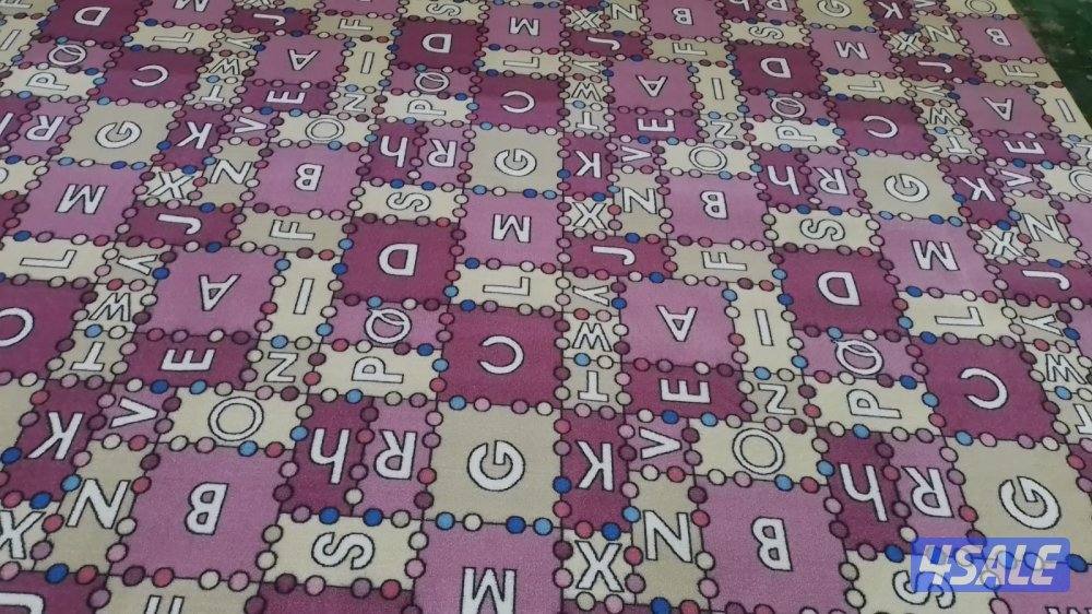 سجاد تركي ساده مشجر مساند مع التركيب2