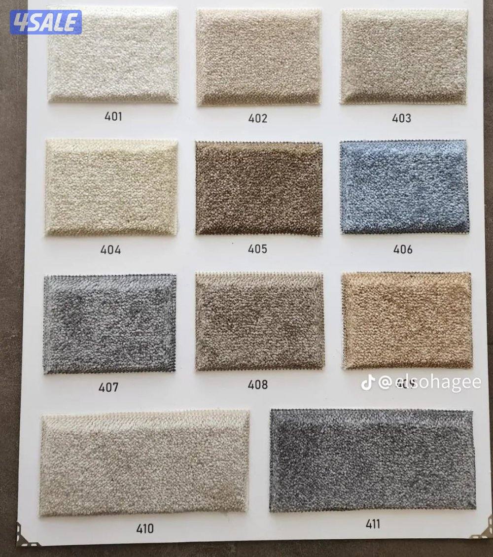 سجاد تركي ساده مشجر مساند مع التركيب6