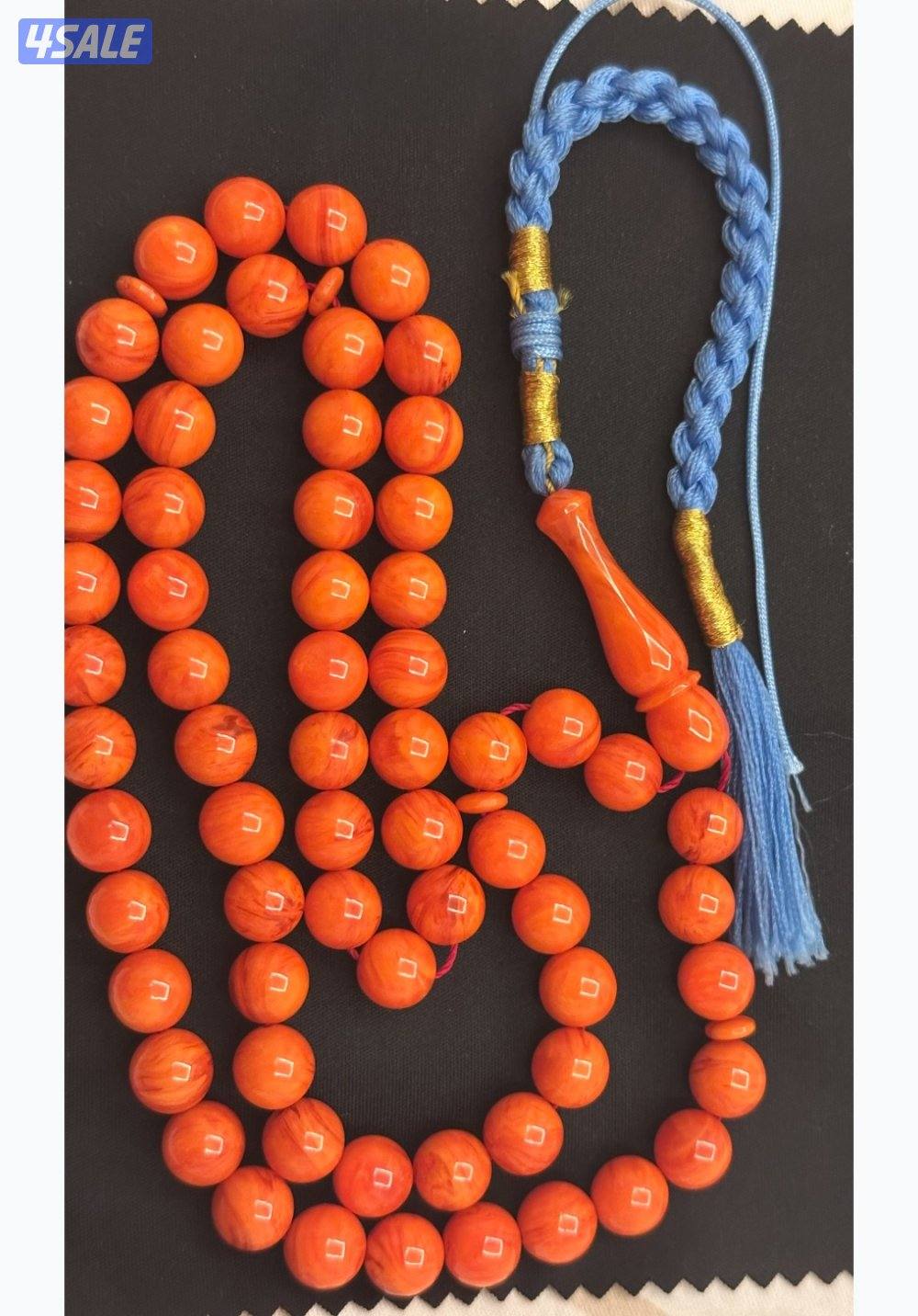 مسباح فاتوران لون برتقالي 65 خرزه1