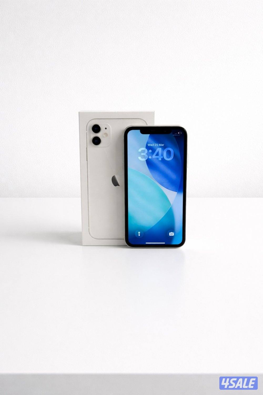 iPhone 11 , white , 64GB0