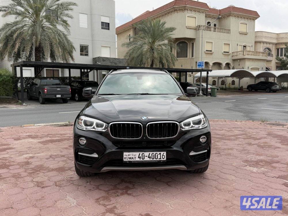 بي ام X6 موديل 2017 عداد 84 الف صبغ الوكاله3