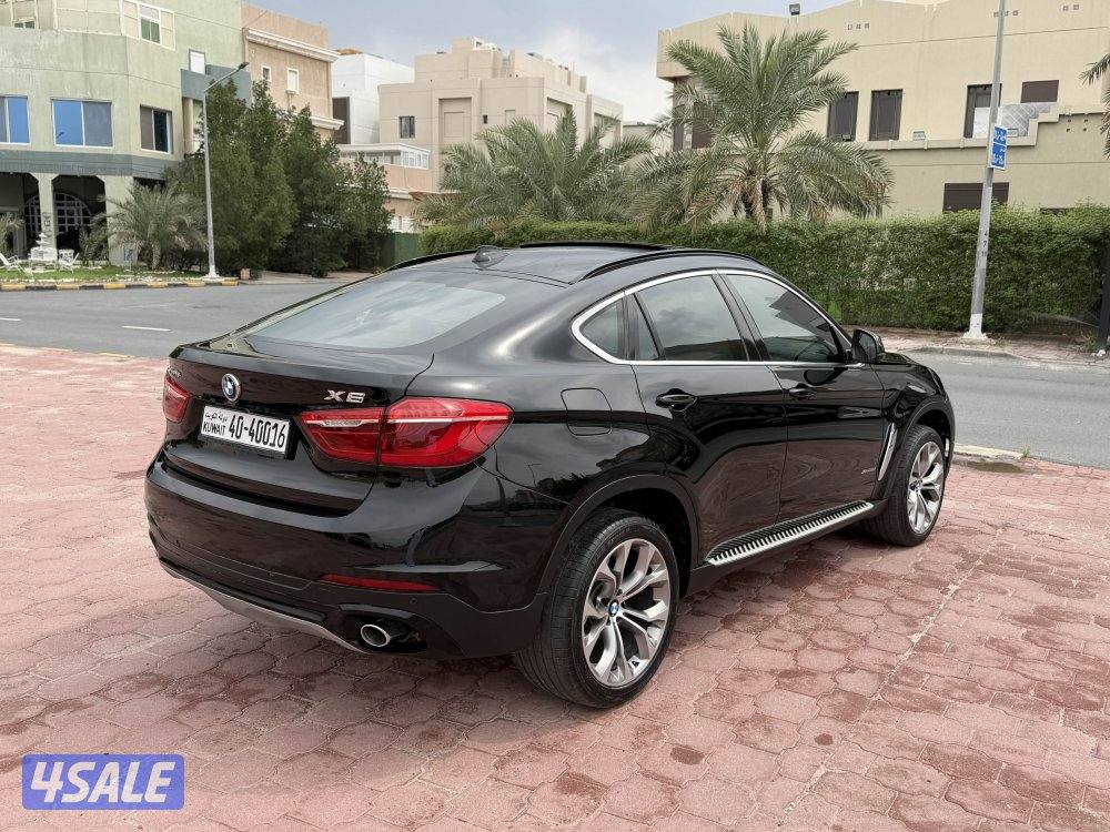 بي ام X6 موديل 2017 عداد 84 الف صبغ الوكاله6