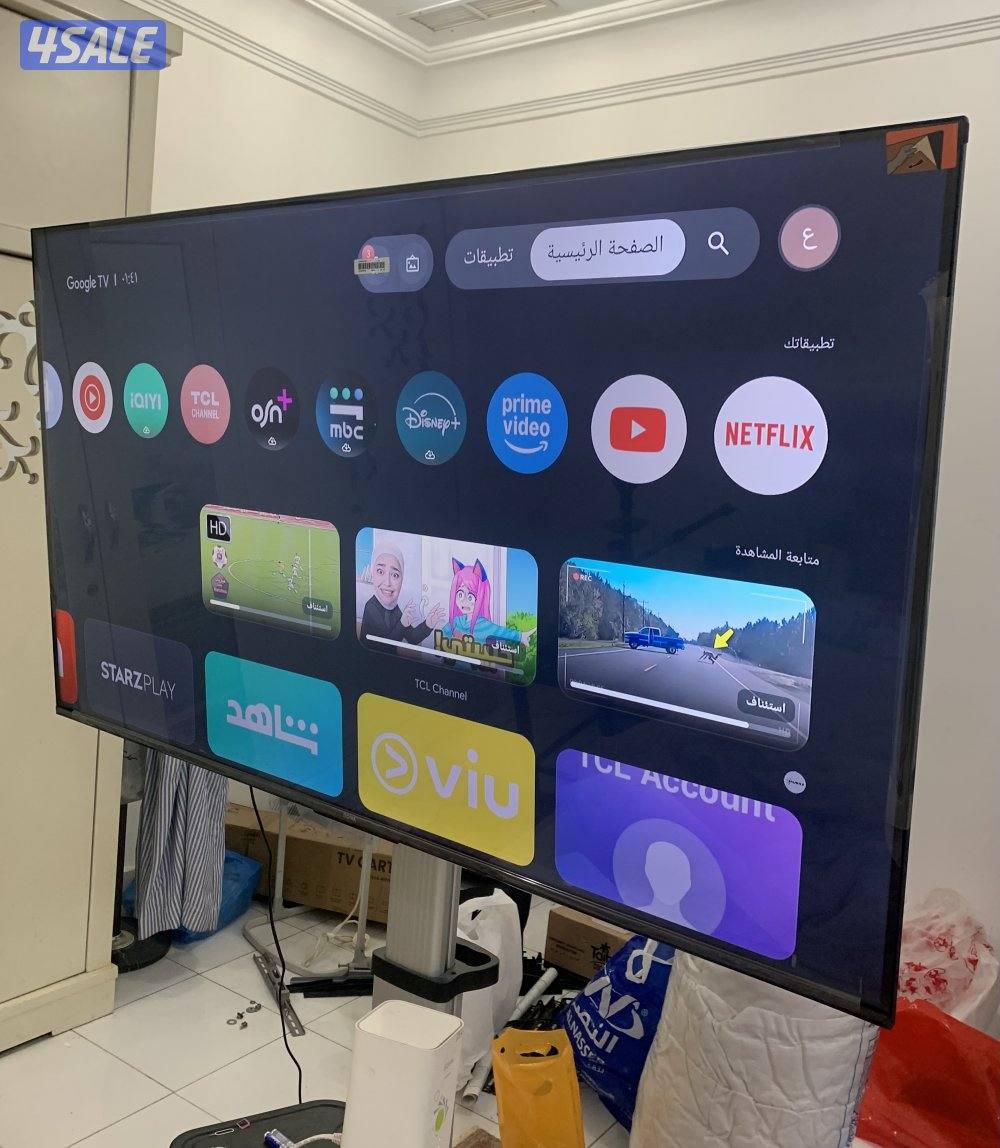 للبيع تلفزيونات 55 و 43 بوصه سمارت 2026 اعلي فئه توصيل جميع المناطق0