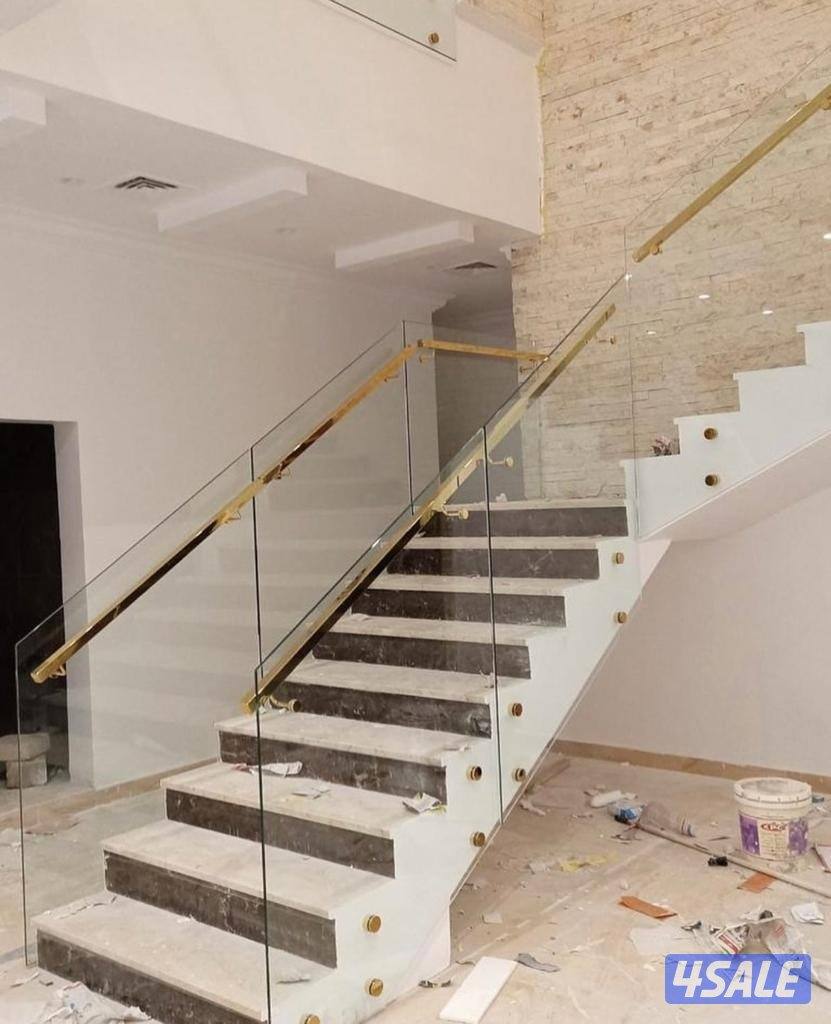 تركيب جميع اعمال الزجاج  شاور بوكس _دربزين _واجهات زجاج_ مرايا_ قواطع0