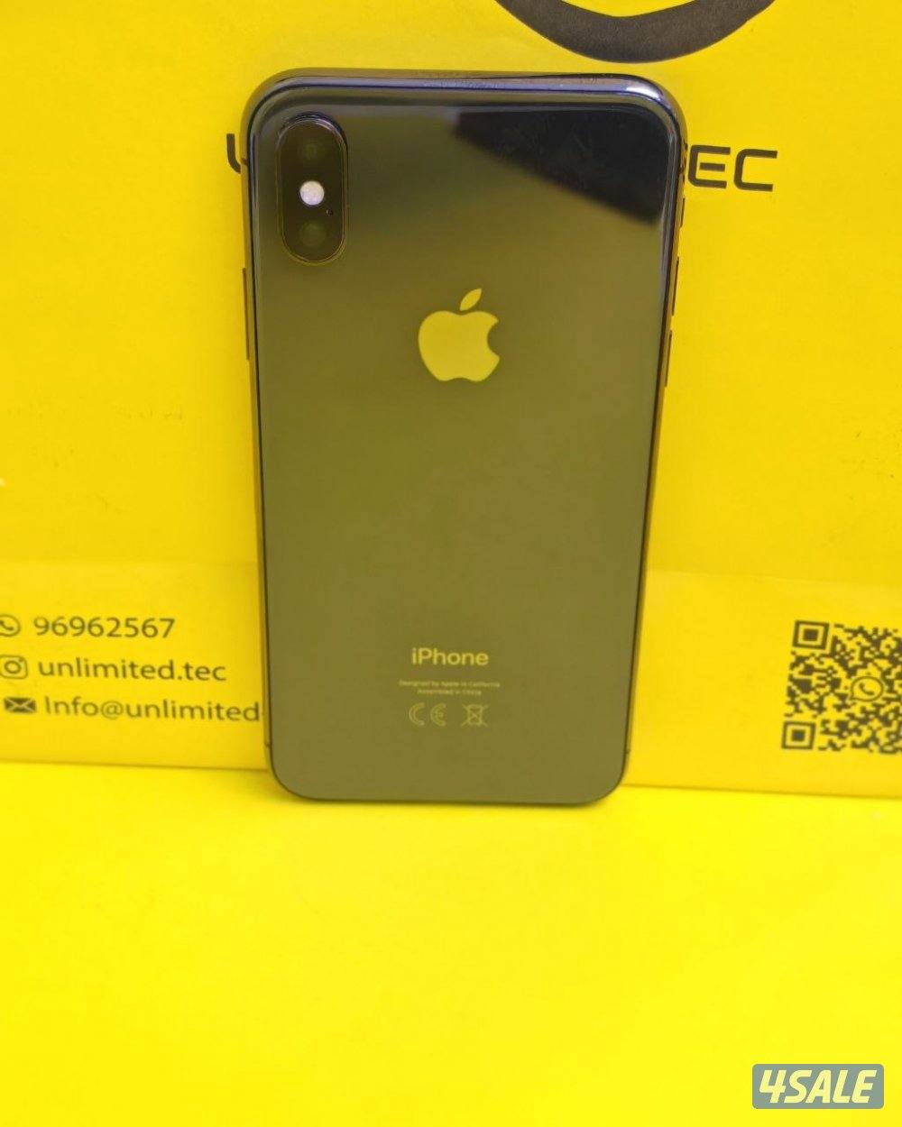 ايفون إكس – 256 جيجا – رمادي – نسبة البطارية 78% – مستعمل كالجديد3