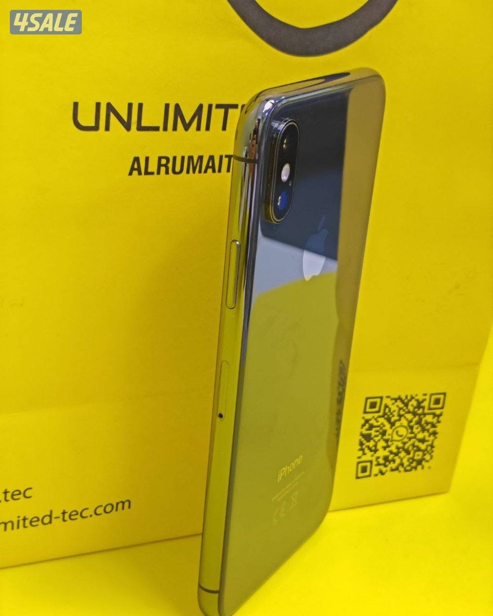 ايفون إكس – 256 جيجا – رمادي – نسبة البطارية 78% – مستعمل كالجديد4