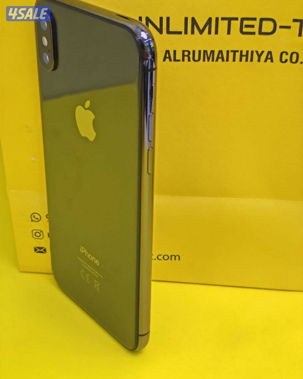 ايفون إكس – 256 جيجا – رمادي – نسبة البطارية 78% – مستعمل كالجديد7