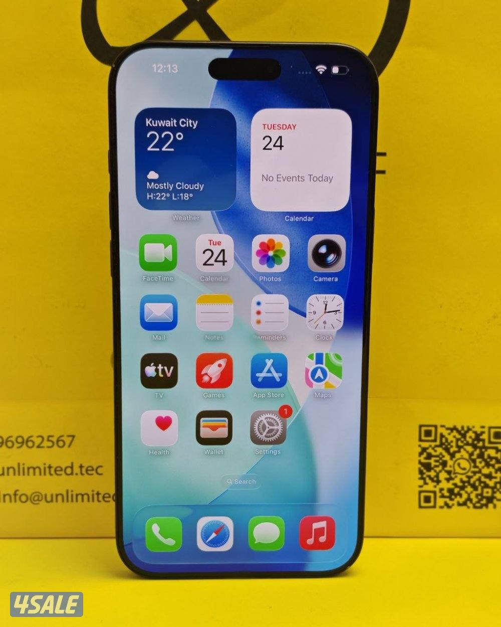 ايفون 16 برو ماكس 512 جيجا – تيتانيوم أسود بطارية 91%  مستعمل كالجديد5