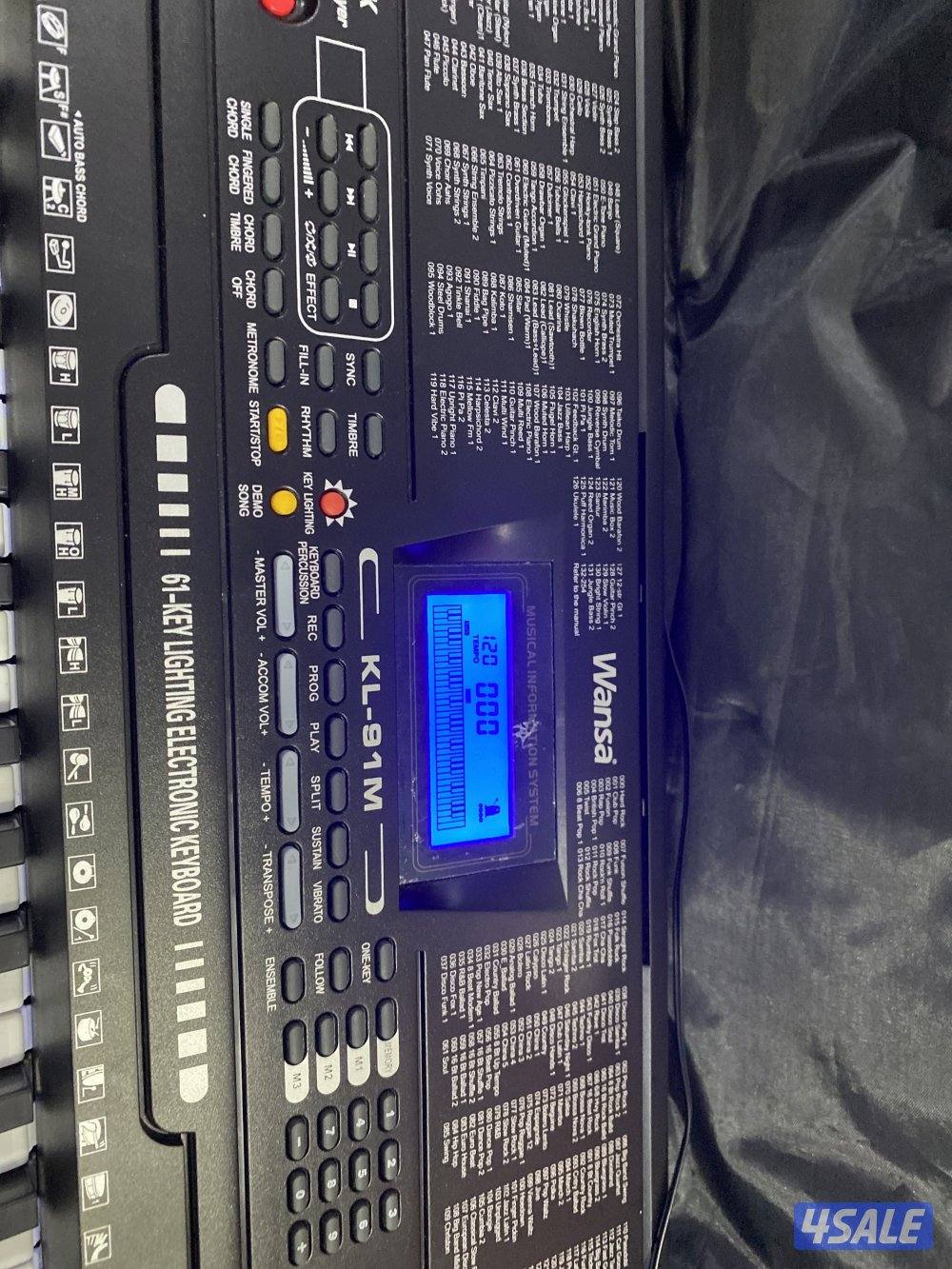 للبيع بيانو Wansa KL-91M Keyboard 61 Key4