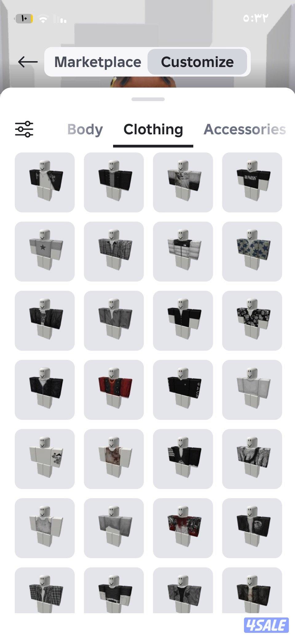 حساب روبلكس مدفوع عليه فوق الخمسين دينار فيه فيس خمس الاف روب انشاء 224