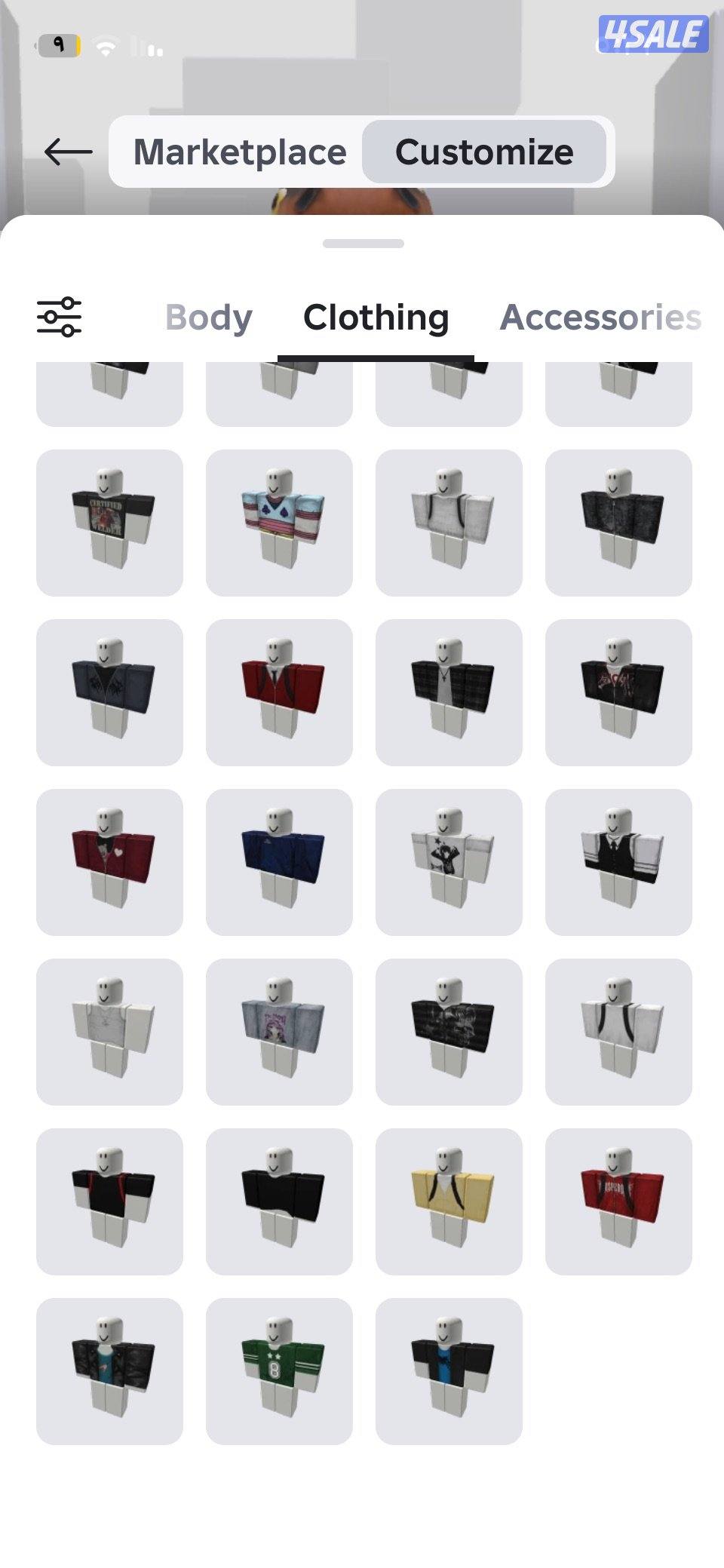 حساب روبلكس مدفوع عليه فوق الخمسين دينار فيه فيس خمس الاف روب انشاء 223