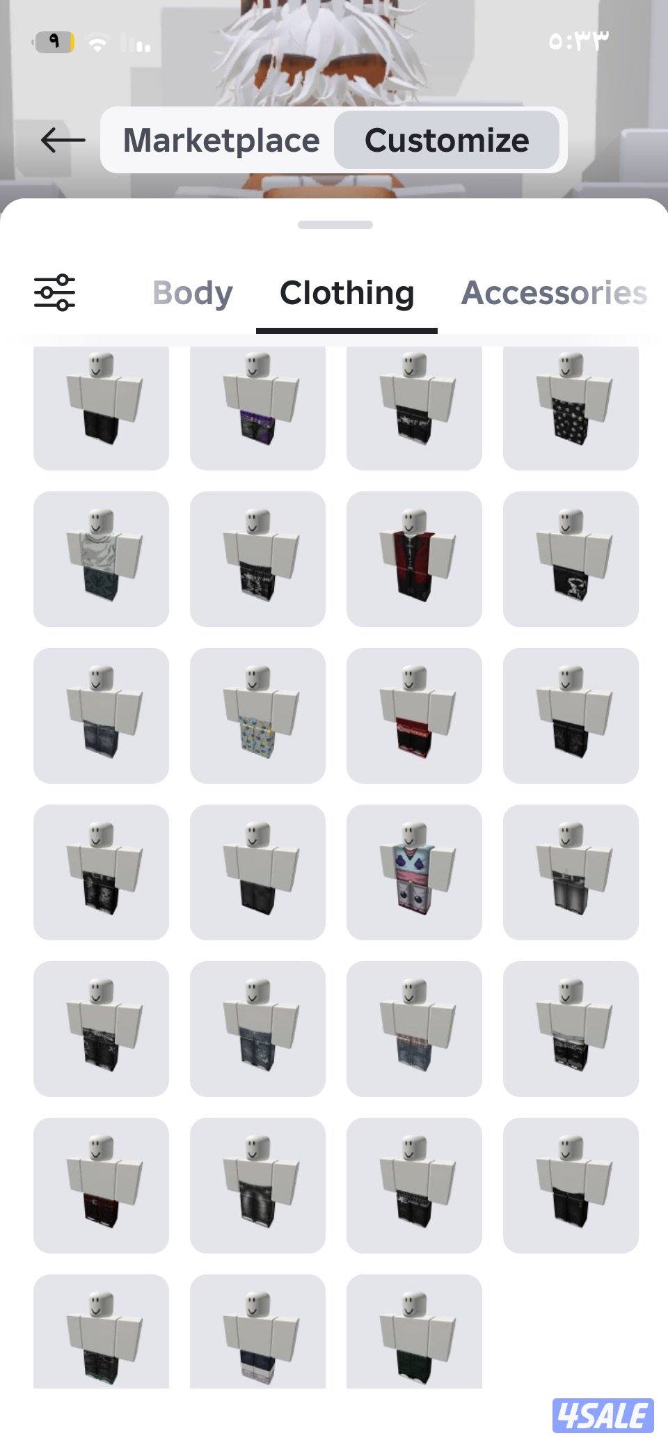 حساب روبلكس مدفوع عليه فوق الخمسين دينار فيه فيس خمس الاف روب انشاء 227