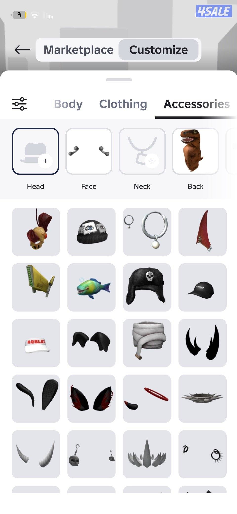 حساب روبلكس مدفوع عليه فوق الخمسين دينار فيه فيس خمس الاف روب انشاء 2210