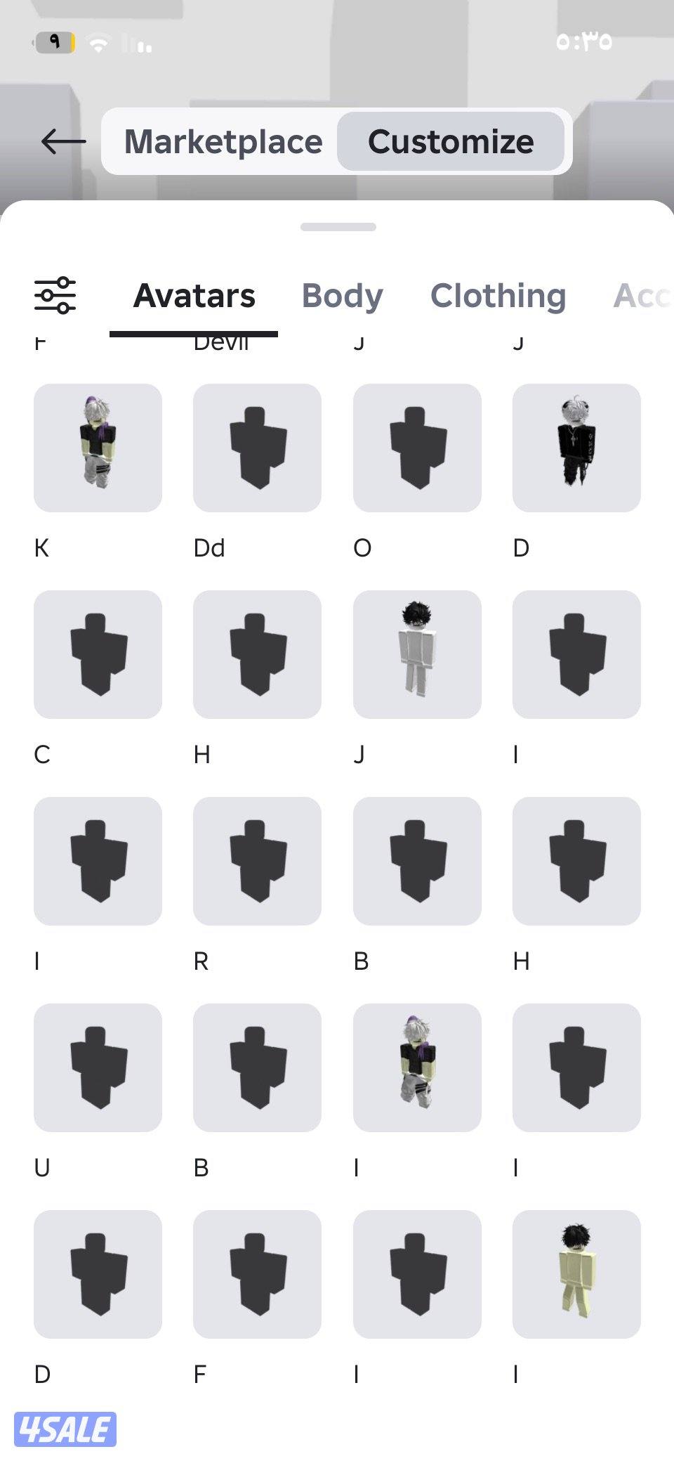 حساب روبلكس مدفوع عليه فوق الخمسين دينار فيه فيس خمس الاف روب انشاء 2215