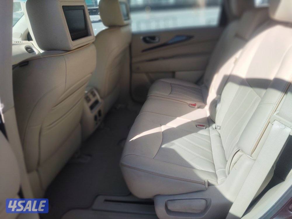 انفينيتي QX60 موديل ٢٠١٤ عداد ٢١٠ لون عنابي بحاله ممتازة4