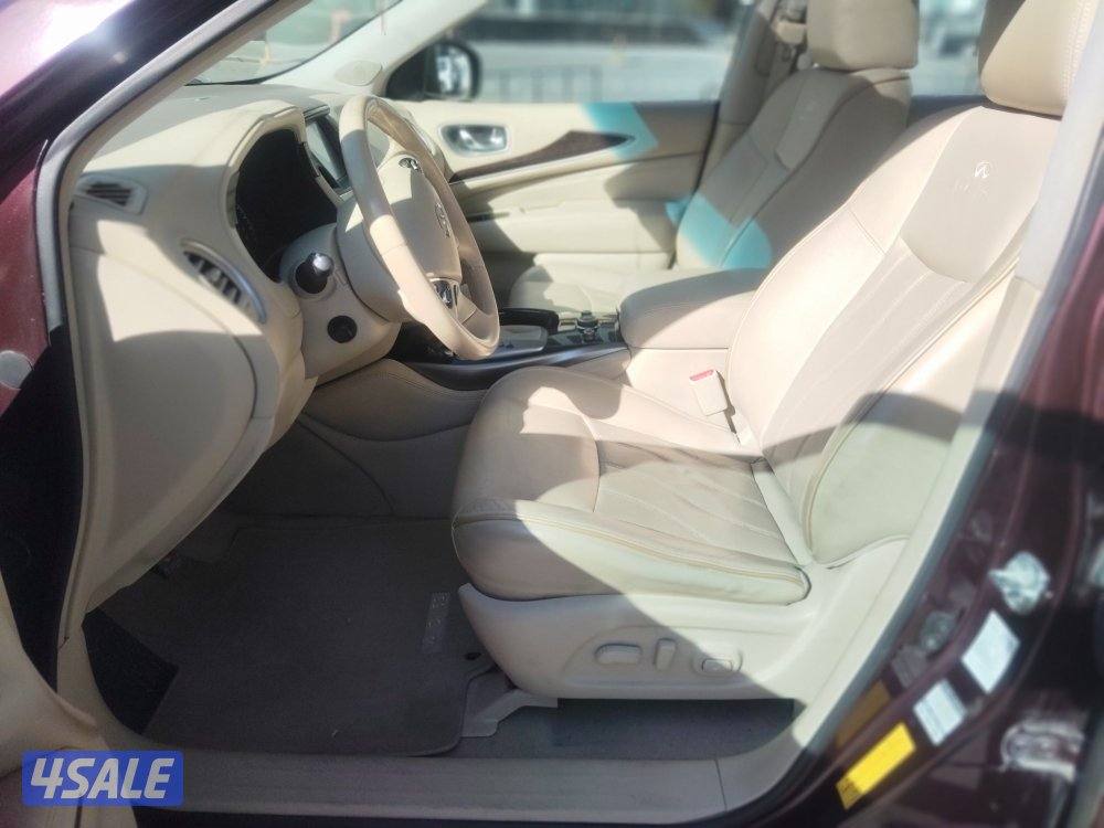 انفينيتي QX60 موديل ٢٠١٤ عداد ٢١٠ لون عنابي بحاله ممتازة6
