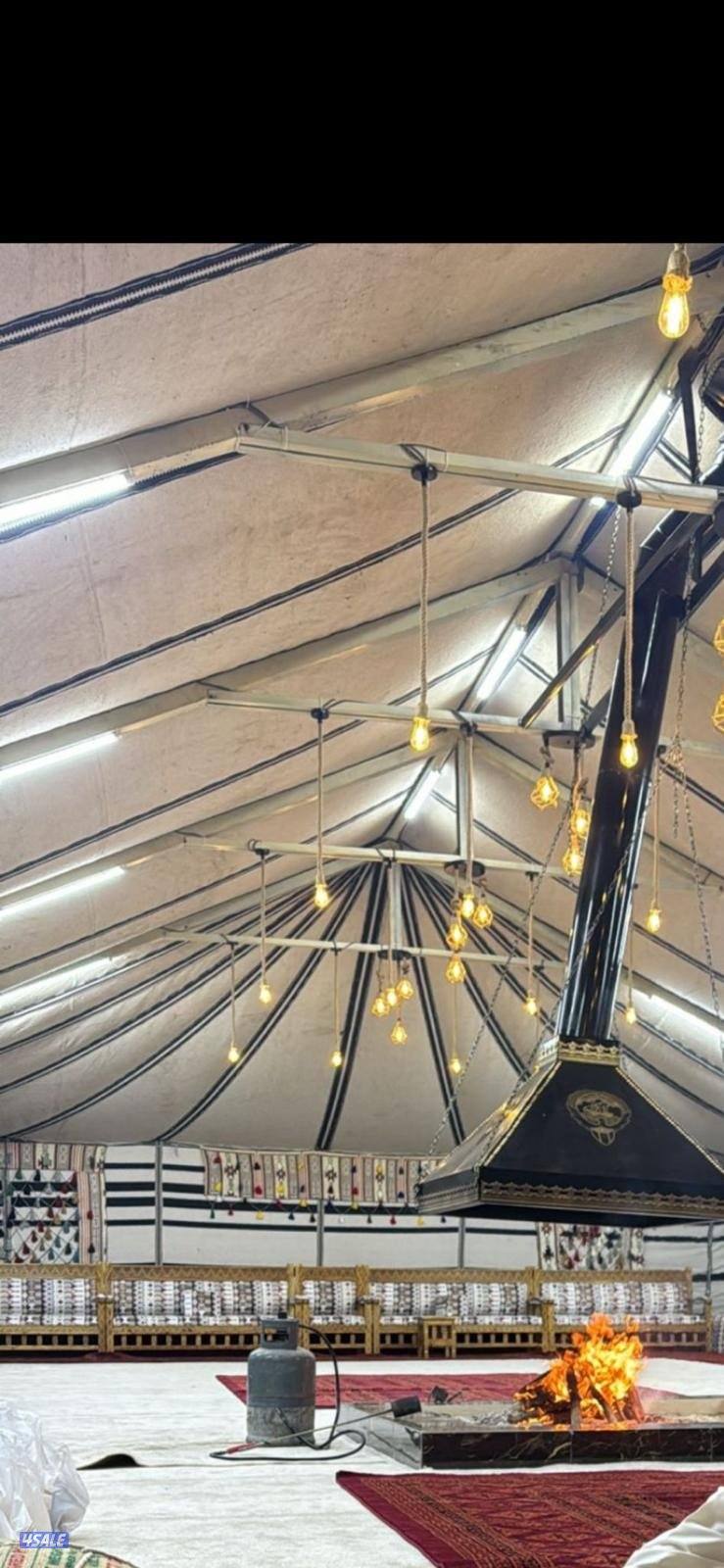 بيت شعر ابيض الطول ٢٣ & ١٣ كامل مع أغراضه لا يتواصل إلا الجاد الخيران0