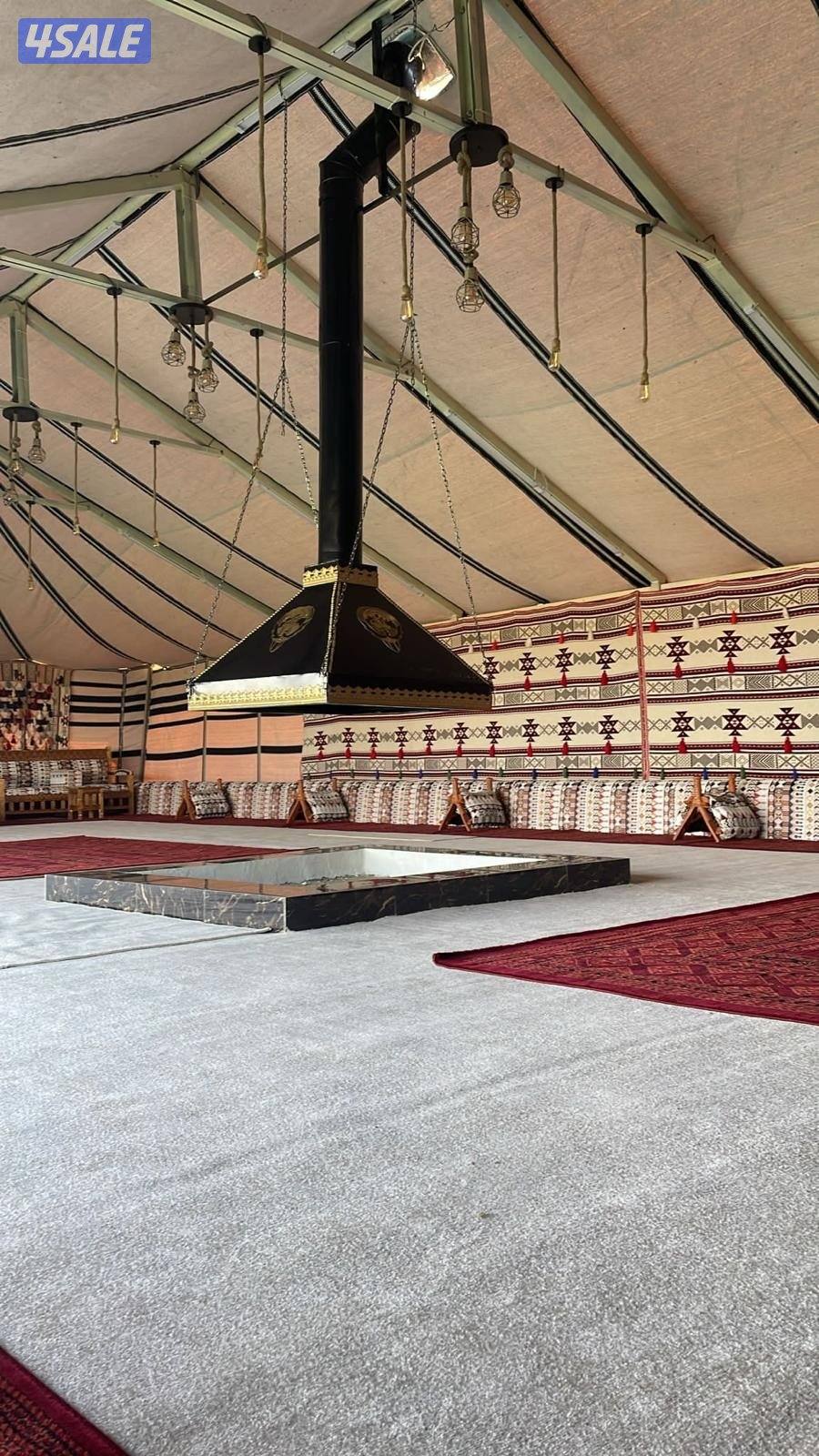 بيت شعر ابيض الطول ٢٣ & ١٣ كامل مع أغراضه لا يتواصل إلا الجاد الخيران5