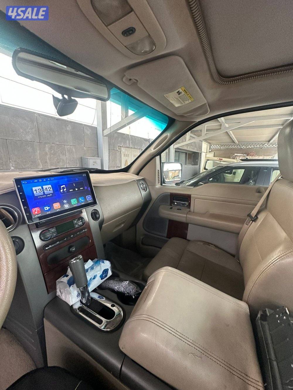 للبيع وانيت فورد F150 دبل قير شرط الفحص شاشه ايباد تصكيرة حوض تكيف11