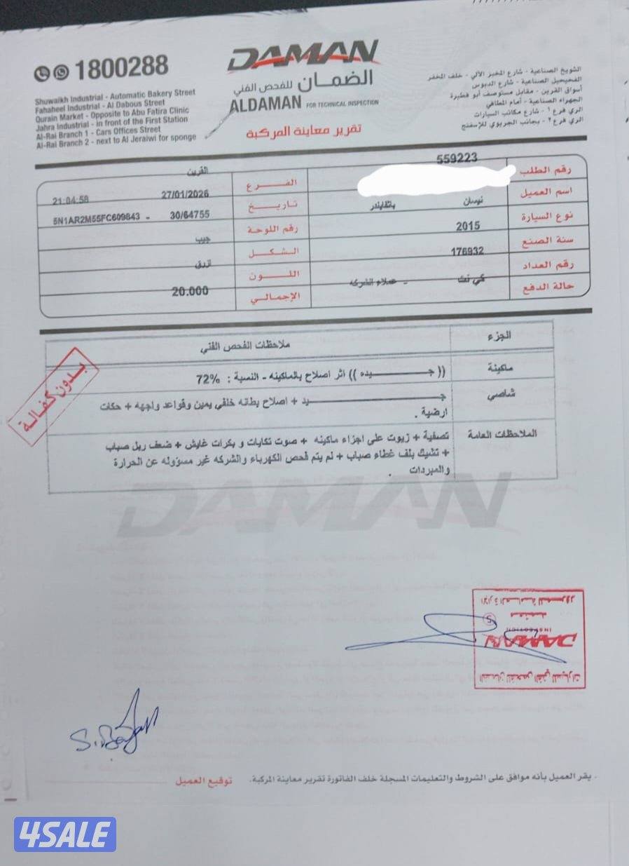 للبيع باثفندر موديل 20155